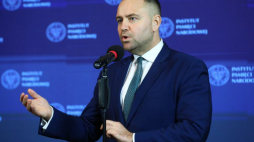Prezes Instytutu Pamięci Narodowej Karol Nawrocki. Fot. PAP/R. Guz