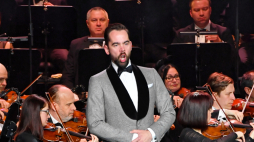 Śpiewak Adam Palka. Fot. PAP/M. Bielecki