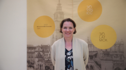 Dyrektor MCK Agata Wąsowska-Pawlik. Fot. PAP/Ł. Gągulski