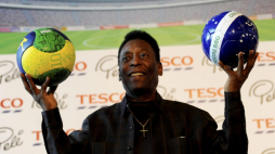 Legendarny piłkarz brazylijski Edson Arantes do Nascimento "Pele". Warszawa, 26.03.2014. Fot. PAP/B. Zborowski
