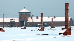 Oświęcim-Brzezinka, 27.01.2010. Teren byłego obozu Birkenau. PAP/L. Szymański