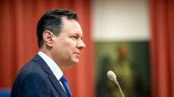 Ambasador Izraela w Polsce dr Yacov Livne podczas wykładu otwartego, połączonego z debatą "Podstawy budowania dobrych relacji". Toruń, 19.01.2023. Fot. PAP/T. Żmijewski