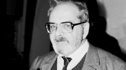 21.03.1991. Janusz Szpotański, literat. Fot. PAP/J. Mazur 