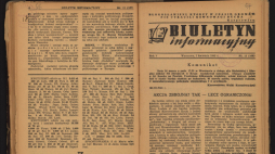 Komunikat Kierownictwa Walki Konspiracyjnej informujący o przeprowadzonej 26 marca 1943 r. przez żołnierzy Grup Szturmowych Szarych Szeregów akcji uwolnienia więźniów przewożonych z al. Szucha do więzienia na Pawiaku. Zbiór prasy konspiracyjnej i powstańczej, sygn. 71/4. Źródło: AAN
