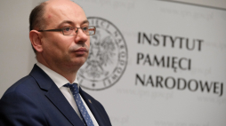 Zastępca prezesa Instytutu Pamięci Narodowej dr Mateusz Szpytma. Fot. PAP/M. Marek