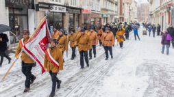 Tradycyjna Parada Górnicza z okazji obchodów Barbórki. Tarnowskie Góry, 11.12.2022. Fot. PAP/Z. Meissner