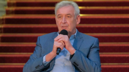 Warszawa, 29.09.2022. Dyrektor Teatru Wielkiego – Opery Narodowej Waldemar Dąbrowski podczas konferencji prasowej nt. nowego sezonu artystycznego 2022/23. Fot. PAP/M. Marek