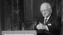 Benjamin Ferencz. Fot. PAP/EPA