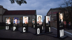 Wystawa Instytutu Pileckiego "Lipcowi. Twarze ofiar Obławy Augustowskiej". Fot. PAP/R. Pietruszka