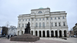 Pałac Staszica w Warszawie, siedziba Polskiej Akademii Nauk. Fot. PAP/R. Pietruszka