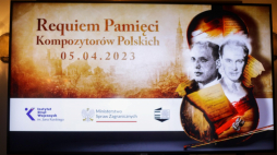 "Requiem Pamięci Kompozytorów Polskich" w Teatrze Polskim im. Arnolda Szyfmana w Warszawie. Fot. PAP/A. Zawada