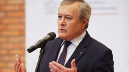 Wicepremier, minister kultury i dziedzictwa narodowego Piotr Gliński. Fot. PAP/L. Muszyński