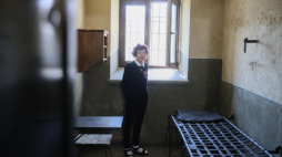 Warszawa, 24.05.2023. Córka rotmistrza Witolda Pileckiego Zofia Pilecka-Optułowicz podczas konferencji prasowej w siedzibie Muzeum Żołnierzy Wyklętych i Więźniów Politycznych PRL w Warszawie. Fot. PAP/L. Szymański 