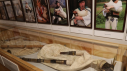 Wystawa "Kształtowanie dźwięku. Tomasz Skupień i dudy" w Willi Koliba Filii Muzeum Tatrzańskiego w Zakopanem. Fot. PAP/G. Momot