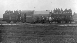 III Powstanie Śląskie: powstańczy pociąg pancerny „Kabicz”. Źródło: NAC