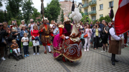 Uroczyste rozpoczęcie Pochodu Lajkonika. Kraków, 15.06.2023. Fot. PAP/Ł. Gągulski