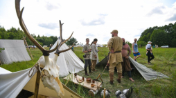 XIX Jaćwieski Festyn Archeologiczny. Fot. PAP/M. Zieliński