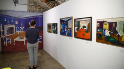 Wystawa "Malarki warszawskie, malarki krakowskie. Spotkanie" w Muzeum Etnograficznym w Krakowie. Fot. PAP/Ł. Gągulski