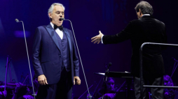 Włoski tenor Andrea Bocelli. Fot. PAP/J/ Dzban