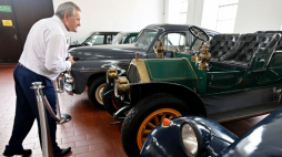 Minister kultury i dziedzictwa narodowego Piotr Gliński na otwarciu XIX Święta Żelaza i Stali w oddziale Narodowego Muzeum Techniki - Zabytkowej Hucie Żelaza w Chlewiskach. 06.08.2023. Fot. PAP/P. Polak