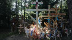 Obchody Święta Przemienienia Pańskiego w prawosławnym sanktuarium na Świętej Górze Grabarce. 19.08.2023. Fot. PAP/A. Reszko