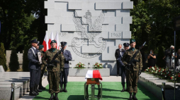 Uroczystości pogrzebowe Ireny Odrzywołek w Kwaterze Żołnierzy Podziemia Niepodległościowego na cmentarzu Rakowickim w Krakowie. Fot. PAP/Ł. Gągulski