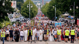 312. Piesza Pielgrzymka Warszawska na Jasną Górę. Częstochowa, 14.08.2023. Fot. PAP/W. Deska