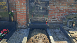 Miejsce pochówku dwóch Polaków. Źródło: E. Dyrcz/archiwum prywatne