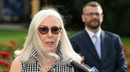 Krewna żydowskiej rodziny Goldmanów ratowanej przez Ulmów Ellen Goldman. Fot. PAP/D. Delmanowicz