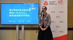 Dyrektor Narodowego Instytutu Dziedzictwa Katarzyna Zalasińska na konferencji prasowej 31. edycji Europejskich Dni Dziedzictwa. Fot. PAP/A. Lange