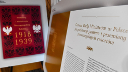 Warszawa, 19.09.2023. Spotkanie promujące najnowszą książkę pt. „Premierzy i ministrowie Rzeczypospolitej Polskiej 1918–1939” Instytutu De Republica. Fot. PAP/P. Nowak