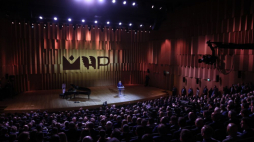 Premier Mateusz Morawiecki podczas uroczystości otwarcia Muzeum Historii Polski w nowym gmachu na warszawskiej Cytadeli. 28.09.2023. Fot. PAP/L. Szymański