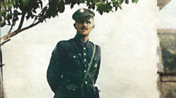 Hieronim Dekutowski „Zapora”. Źródło: IPN / Hieronim Dekutowski „Zapora” (1918–1949) – broszura edukacyjna Oddziałowego Biura Edukacji Narodowej IPN w Lublinie