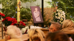 Uroczystości pogrzebowe Krzysztofa Respondka w kościele pw. św. Apostołów Piotra i Pawła w Tarnowskich Górach. Fot. PAP/Z. Meissner