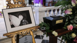 Uroczystości pogrzebowe aktorki Zofii Merle w kościele św. Karola Boromeusza na Powązkach w Warszawie. Fot. PAP/R. Guz