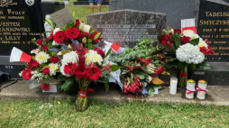 Grób Zbigniewa Jasińskiego. Fot. Portal Polonii w Wiktorii.