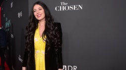 Aktorka Elizabeth Tabish na pokazie 4. sezonu serialu "The Chosen" w warszawskim Multikinie Złote Tarasy. Fot. PAP/M. Obara 