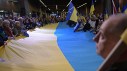 Wiec solidarności z Ukrainą. Gdańsk, 24.02.2024. Fot. PAP/A. Warżawa
