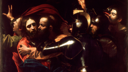 Pojmanie Chrystusa (znany również jako Pocałunek Judasza) Caravaggia. Źródło: Wikipedia.