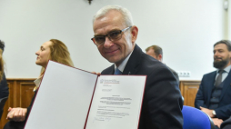 Warszawa, 06.03.2024. Dyrektor Muzeum Narodowego w Poznaniu Tomasz Łęcki. Fot. PAP/P. Nowak