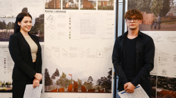 Barbara Wójcik i Jakub Staszak, studenci architektury Politechniki Gdańskiej. Fot. PAP/M. Gadomski