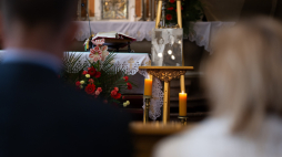 Msza święta w kościele pw. św. Rafała Archanioła w Wilnie. PAP/V. Doveiko