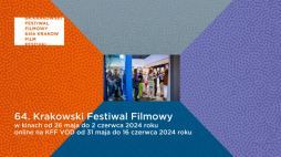 Plakat 64. Krakowskiego Festiwalu Filmowego. Źródło: materiały organizatora.