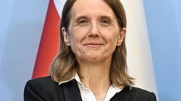 Desygnowana na minister kultury i dziedzictwa narodowego Hanna Wróblewska podczas konferencji prasowej dot. rekonstrukcji rządu. Warszawa, 10.05.2024. Fot. PAP/R. Pietruszka