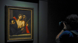 “Ecce Homo” Caravaggia w muzeum Prado w Madrycie. Fot. PAP/EPA