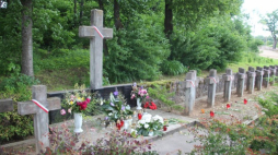 Mogiła wojenna w Glinciszkach. Źródło: IPN