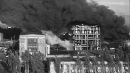 Pożar rafinerii w Czechowicach-Dziedzicach, fot. CAF/PAP/K. Seko