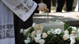 Pogrzeb Andrzeja Mularczyka na Cmentarzu Wojskowym na Powązkach w Warszawie. Fot. PAP/T. Gzell