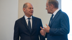 Premier Donald Tusk i kanclerz Olaf Scholz, fot. PAP/M. Obara