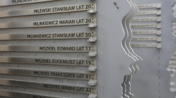 Mur Pamięci Ofiar Obławy Augustowskiej. Fot. PAP/A. Reszko 